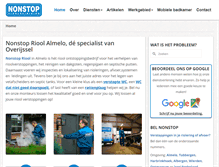 Tablet Screenshot of nonstop-riool.nl